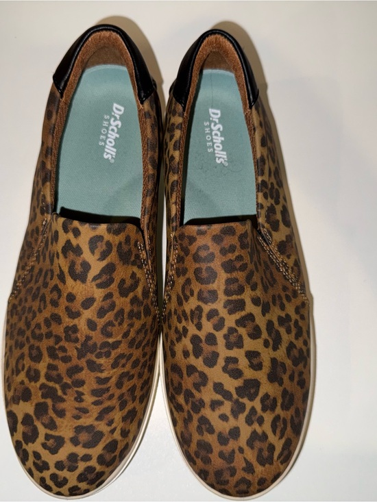 Dr. Scholl's Shoes - Dr. Scholl's Leopard Print Slip-On Sneakers - Brown/Black